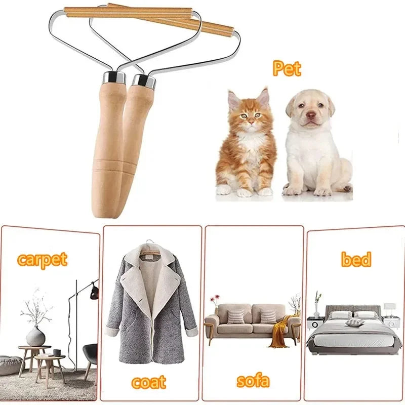 Manual Lint & Pet Hair Remover – Fabric Shaver Tool
